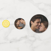 Ze vond haar bruidsmeisjes bruiloft confetti (Achterkanten)