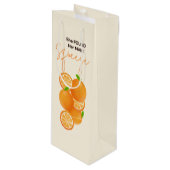 Ze Vond Haar Bruiloft Bridal Shower Wijn Cadeautas (Voorkant Gekanteld)