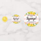 Ze vond haar bruiloft lemon bruidsshower confetti (Voorkanten)