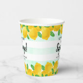 Ze vond haar bruiloft met citroen thema papieren bekers (Rechts)