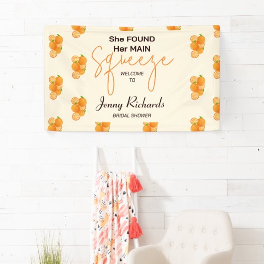 Ze Vond Haar Bruiloft Uitnodiging Spandoek (Insitu)