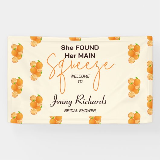 Ze Vond Haar Bruiloft Uitnodiging Spandoek (Horizontaal)