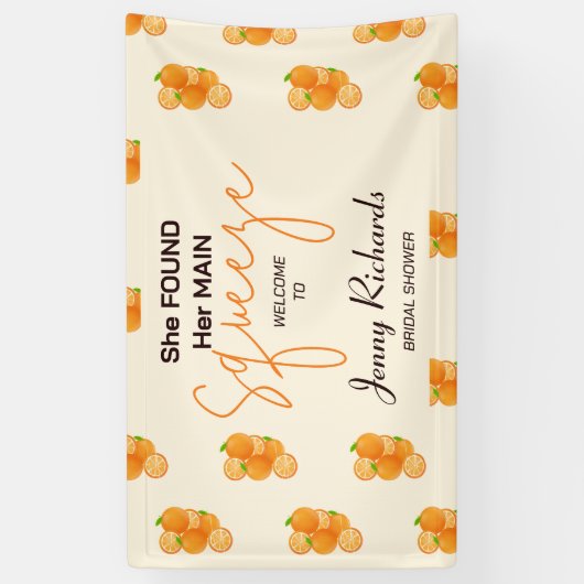 Ze Vond Haar Bruiloft Uitnodiging Spandoek (Verticaal)