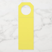 Ze vond haar grote liefde citroen bruiloft feest flessenhanger (Achterkant)