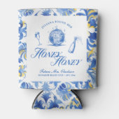 Ze vond haar Honey Blue Griekenland Bachelorette Blikjeskoeler (Voorkant)