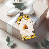 Ze vond haar honing rustieke bruidsdouche cadeaulabel