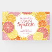 Ze vond haar hoofdattractie Bruidsdouche Spandoek (Horizontaal)