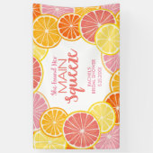 Ze vond haar hoofdattractie Bruidsdouche Spandoek (Verticaal)