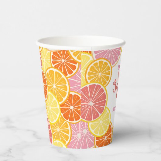 Ze vond haar hoofdattractie Bruidsjurk Shower Papieren Bekers (Rechts)