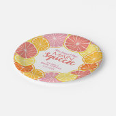 Ze vond haar hoofdattractie Bruidsmeisjes Bruiloft Papieren Bordje (Gekanteld)