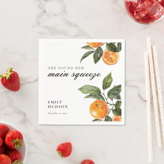 Ze Vond Haar Hoofdgelegenheid Bruidsjurk Shower Servet (Insitu)