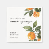 Ze Vond Haar Hoofdgelegenheid Bruidsjurk Shower Servet (Voorkant)