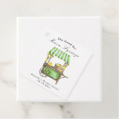 Ze vond haar hoofdlemoen bruiloftsborrel bedankjes labels (In situ)