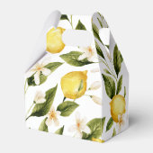 Ze Vond Haar Hoofdpers Citrus Bruiloft Bedankdoosjes (Achterkant)