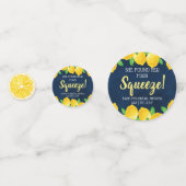 Ze vond haar Main Squeeze citroen bruiloftsfeest Confetti (Voorkanten)