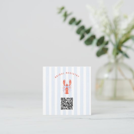 Ze vond haar Maine Squeeze Vrijgezellenfeest Informatiekaartje (Staand voorkant)