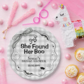 Ze vond haar perfecte Boo Vrijgezellenfeest feestj Papieren Bordje (Feest)