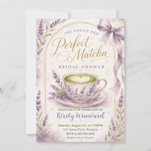 Ze vond haar perfecte Matcha Bruidsdouche Kaart