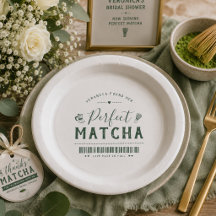 Ze Vond Haar Perfecte Matcha Bruidsuitnodiging 