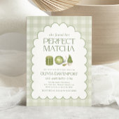 Ze vond haar perfecte Matcha Bruiloftsborrel Kaart