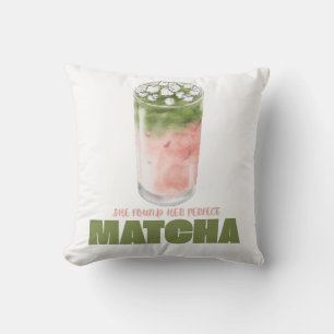 Ze Vond Haar Perfecte Matcha Design Schattige Ma Kussen