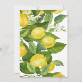 Ze vond haar Vrijgezellenfeest Lemon Kaart (Achterkant)