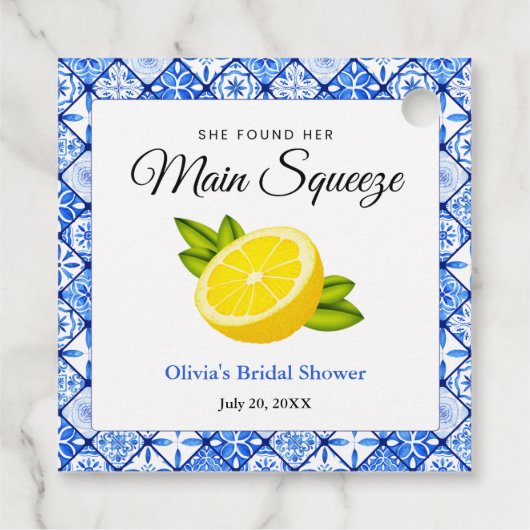 Ze vond haar Vrijgezellenfeest op het hoofdplein Bedankjes Labels (Achterkant)