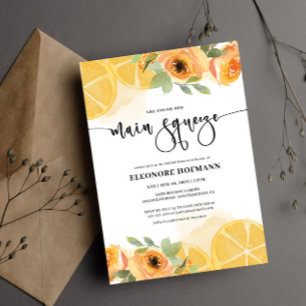Ze vond Main Squeeze Bridal Shower Uitnodiging