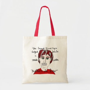 Ze vond tape... tote bag