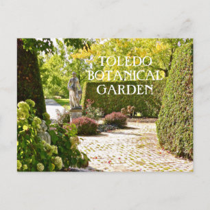 "ZE WAAKT OVER DE TUIN" TOLEDO BOTANICAL GAR BRIEFKAART
