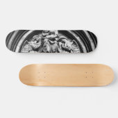 Ze wacht op high skateboard (Horizontaal)