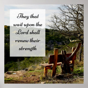 Ze wachten op het Lord Poster Jeremiah 29:11