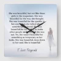 Ze was mooi === F.Scott Fitzgerald citaat