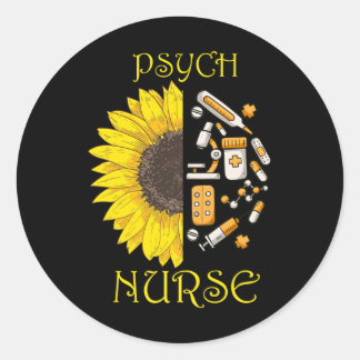 Ze werd een psychiatrische psychiatrische verplege ronde sticker