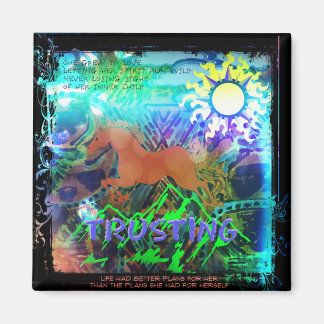 Ze werd gek op vertrouwen magneet