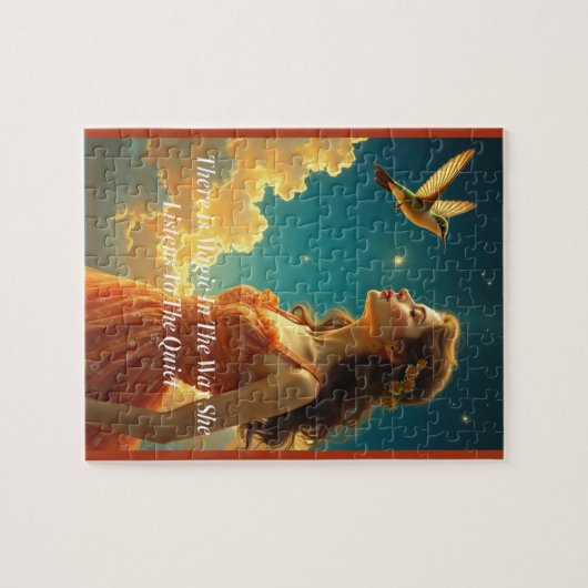 Ze werd verliefd op de middag legpuzzel (Horizontaal)