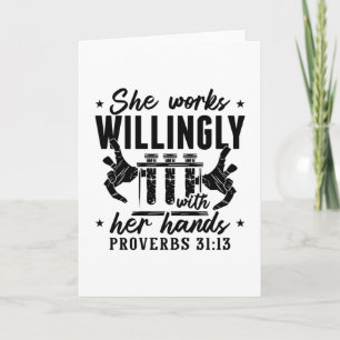 Ze werkt willens en wetens in het laboratorium van kaart