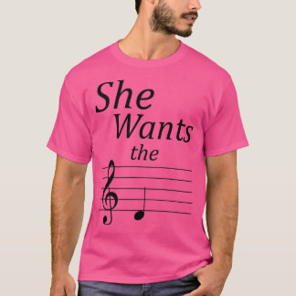 Ze wil de D T-shirt