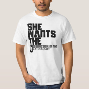 Ze wil de D T-shirt