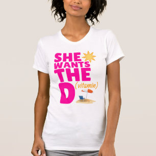 Ze wil de D (Vitamine) Dames Tanktop