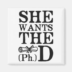 Ze wil de PhD Magneet