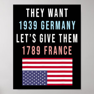 Ze willen 19&#; Duitsland geeft ze 1789 Frank Poster