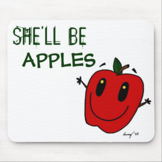 ZE ZAL APPLES Mousepad ZIJN Muismat