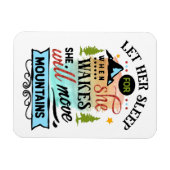 Ze zal bergen verplaatsen magneet (Horizontaal)