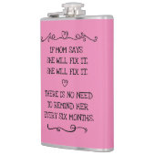 Ze zal het oplossen grappig mam Joke Heupfles (Links)