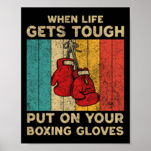 Ze zal je in het gezicht slaan  Boxing Boxe Poster