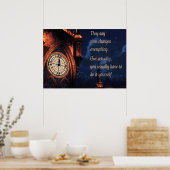 Ze zeggen dat de tijd het Poster verandert (Keuken)