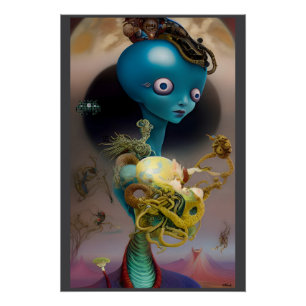 Ze zeggen dat er geen plek is voor kunst zoals dez perfect poster