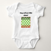 Ze zeggen dat ik van Chess Baby bodysuit hou (Voorkant)