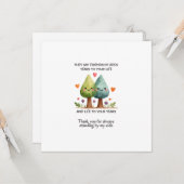 Ze zeggen dat vriendschap jaren toevoegt aan je le kaart (Voorkant / Achterkant in situ)